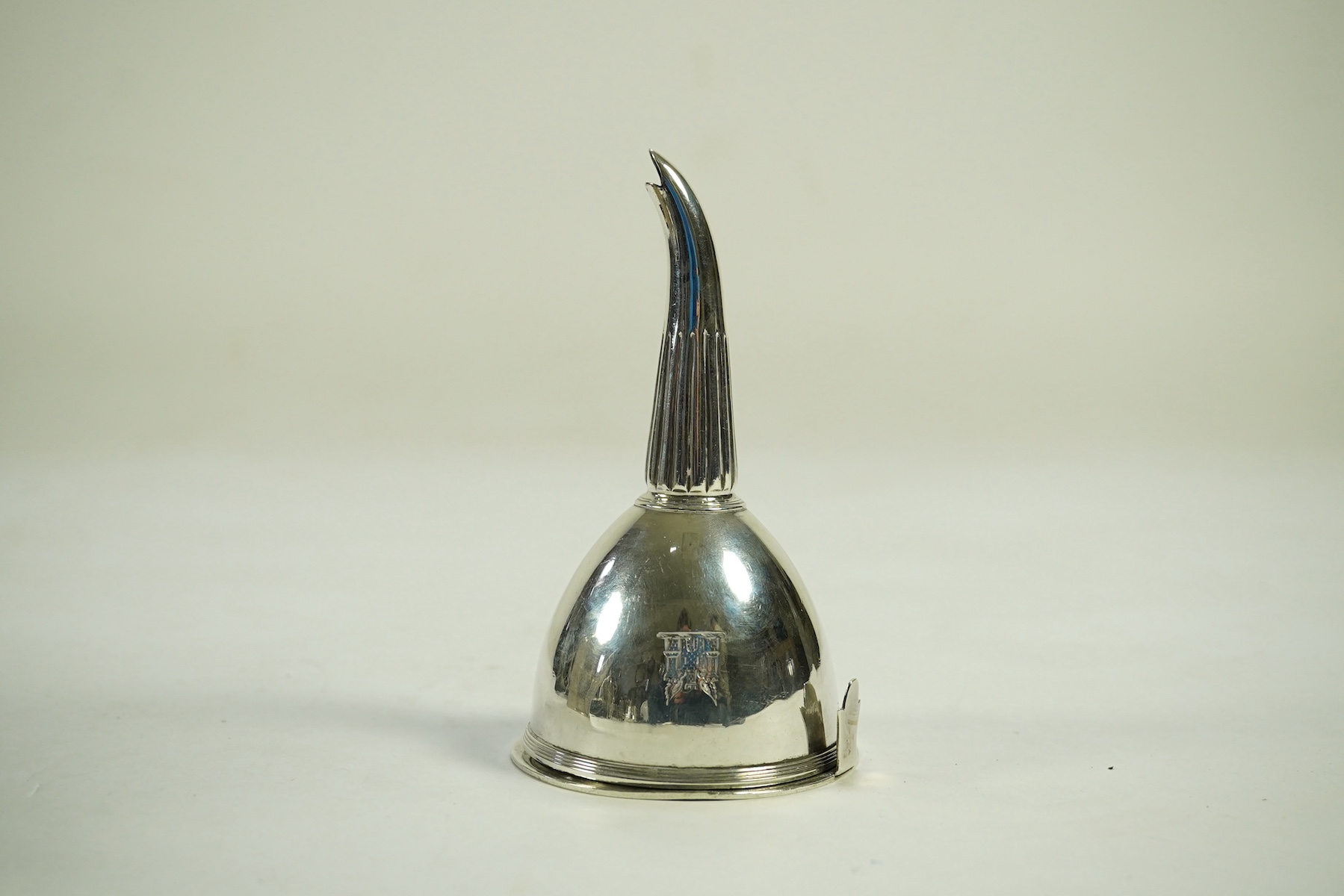 A George III silver wine funnel, by William Sumner I